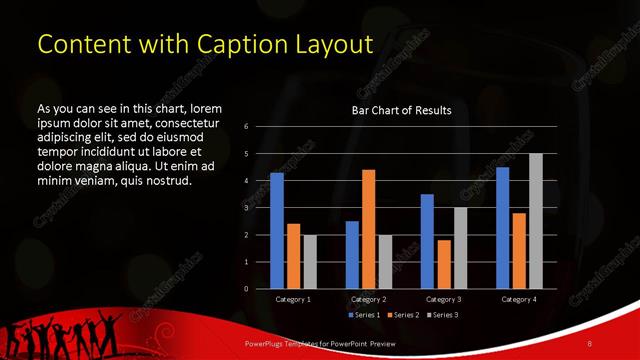 Content with Caption presentation slide layout