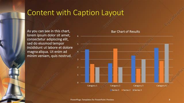 Content with Caption presentation slide layout