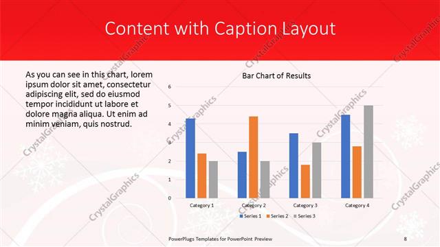 Content with Caption presentation slide layout