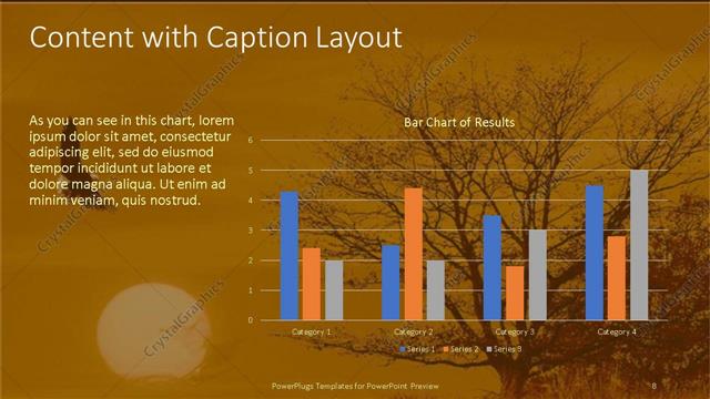 Content with Caption presentation slide layout