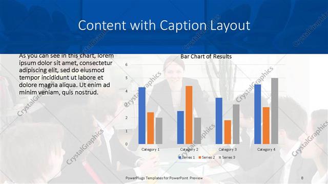 Content with Caption presentation slide layout