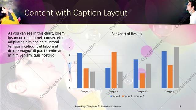 Content with Caption presentation slide layout