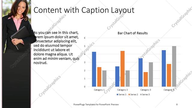 Content with Caption presentation slide layout