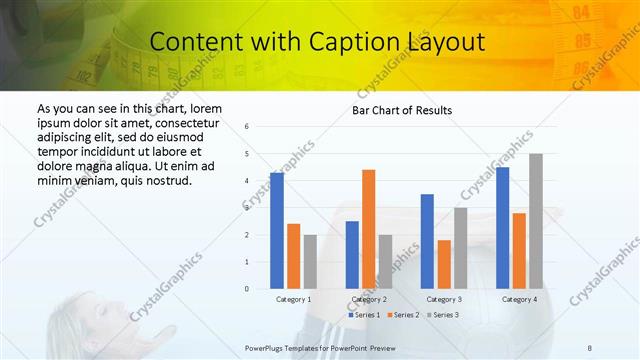 Content with Caption presentation slide layout