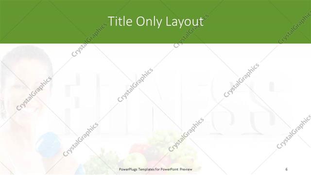Title Only presentation slide layout