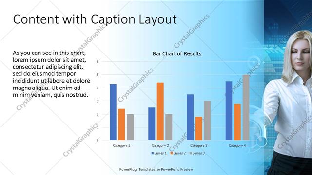 Content with Caption presentation slide layout