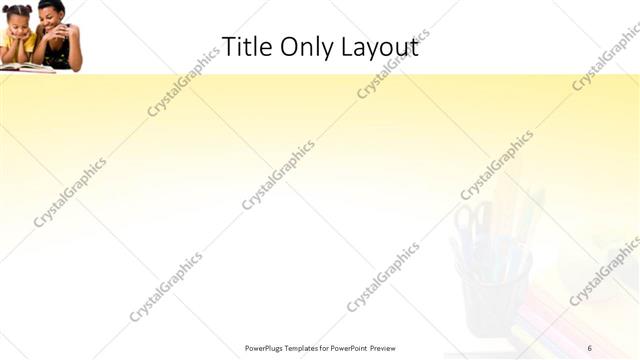Title Only presentation slide layout