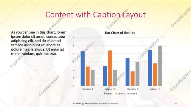 Content with Caption presentation slide layout