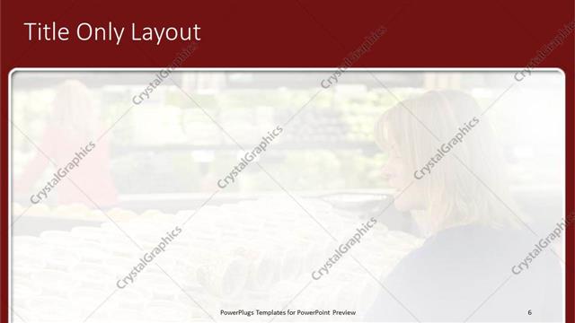 Title Only presentation slide layout