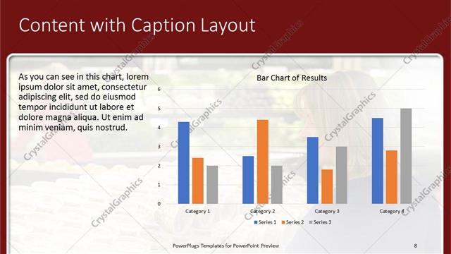 Content with Caption presentation slide layout