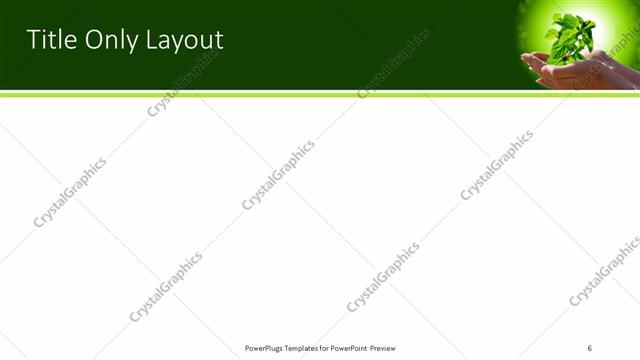 Title Only presentation slide layout