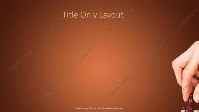 Title Only presentation slide layout