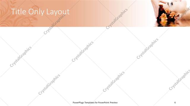 Title Only presentation slide layout