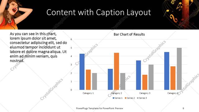 Content with Caption presentation slide layout