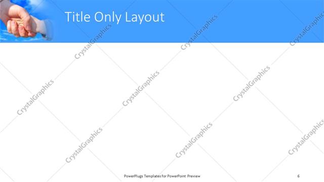 Title Only presentation slide layout