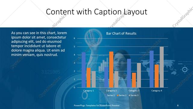 Content with Caption presentation slide layout