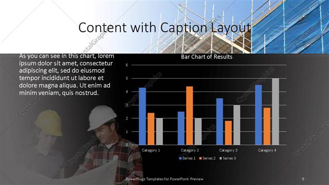 Content with Caption presentation slide layout
