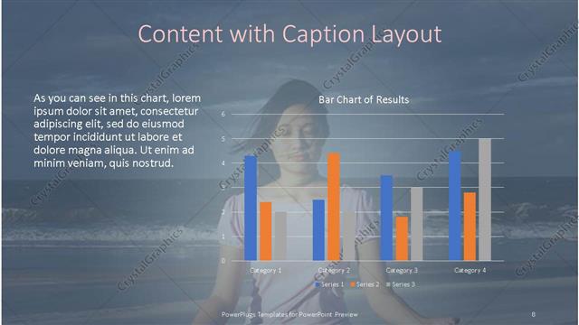 Content with Caption presentation slide layout