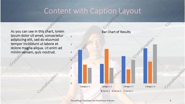 Content with Caption presentation slide layout