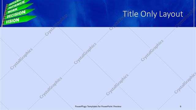 Title Only presentation slide layout