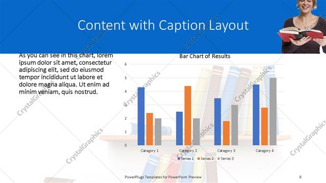 Content with Caption presentation slide layout