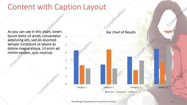 Content with Caption presentation slide layout
