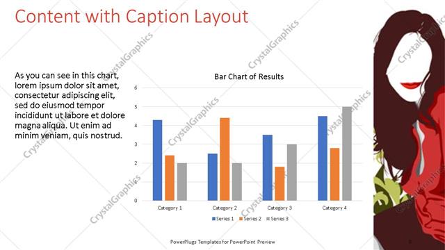 Content with Caption presentation slide layout