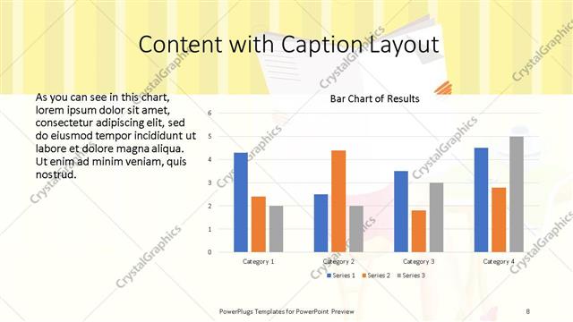 Content with Caption presentation slide layout