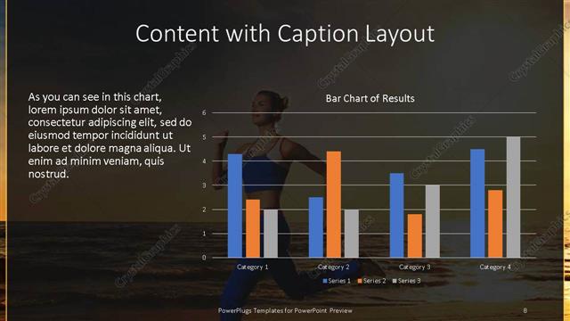 Content with Caption presentation slide layout