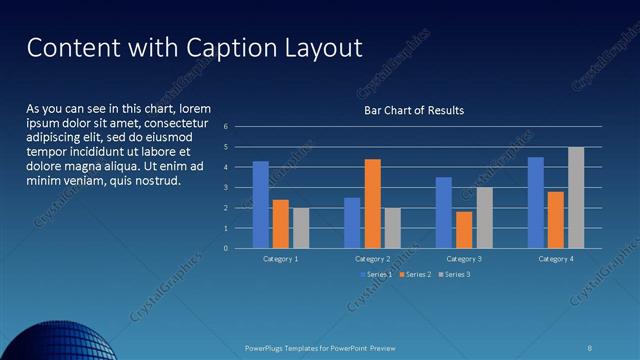 Content with Caption presentation slide layout