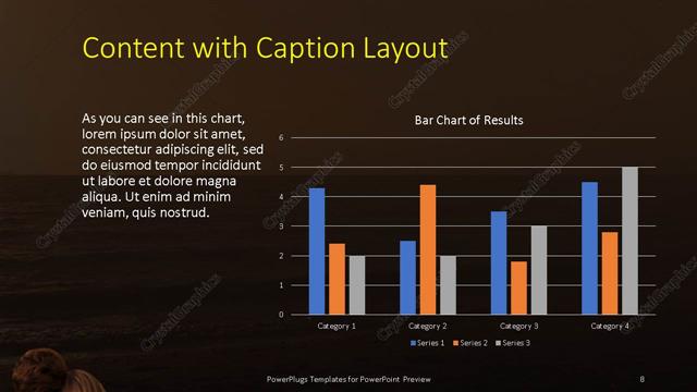 Content with Caption presentation slide layout