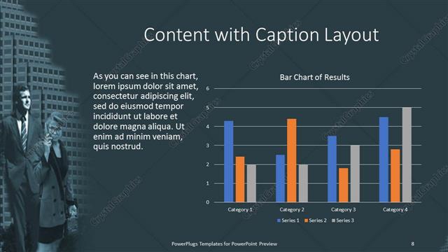Content with Caption presentation slide layout