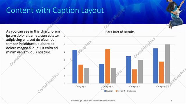 Content with Caption presentation slide layout