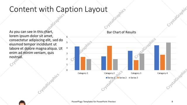 Content with Caption presentation slide layout