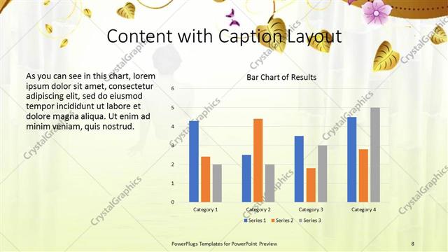 Content with Caption presentation slide layout