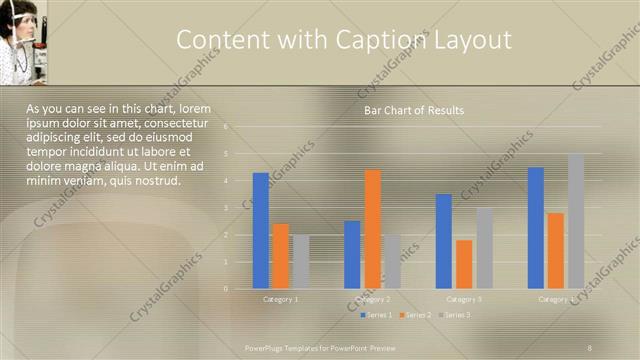 Content with Caption presentation slide layout