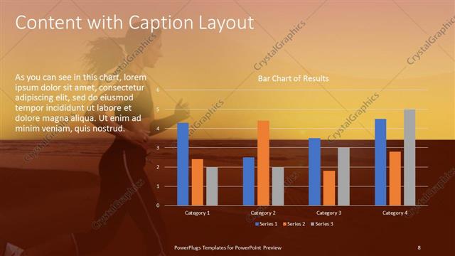 Content with Caption presentation slide layout