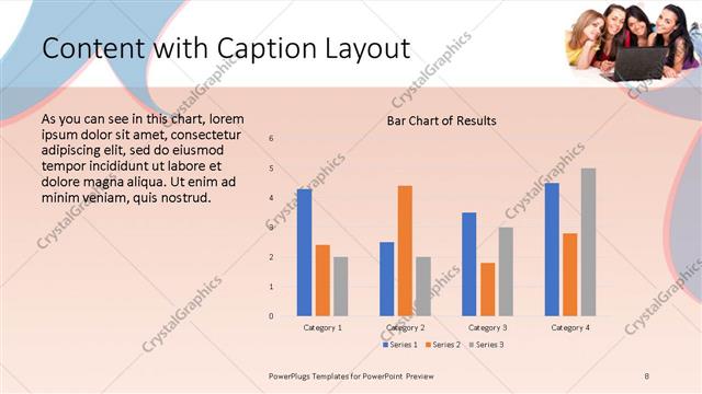 Content with Caption presentation slide layout