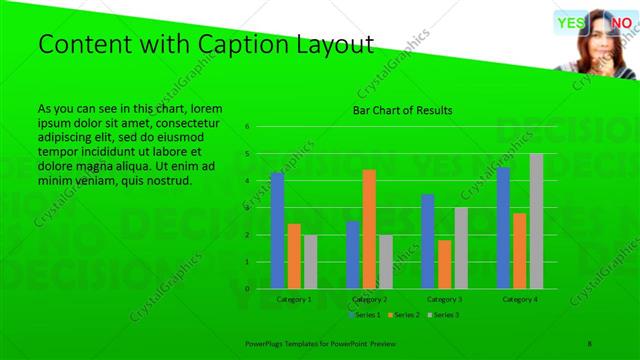 Content with Caption presentation slide layout
