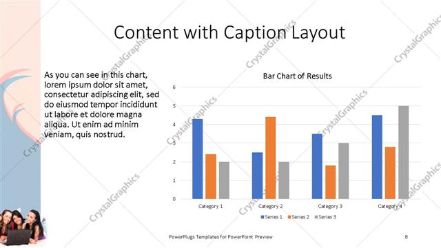 Content with Caption presentation slide layout