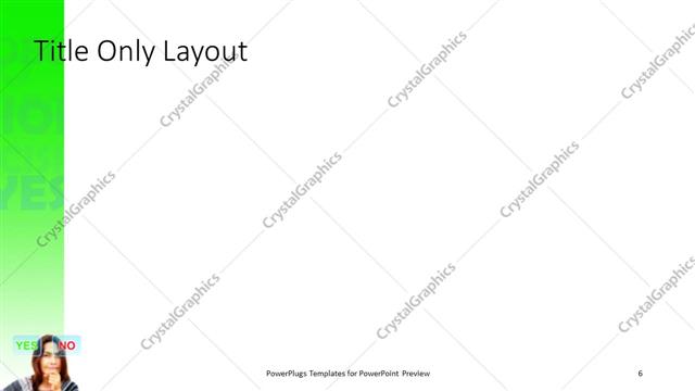 Title Only presentation slide layout