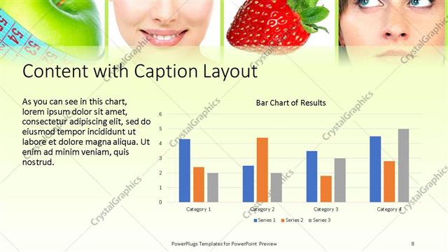Content with Caption presentation slide layout