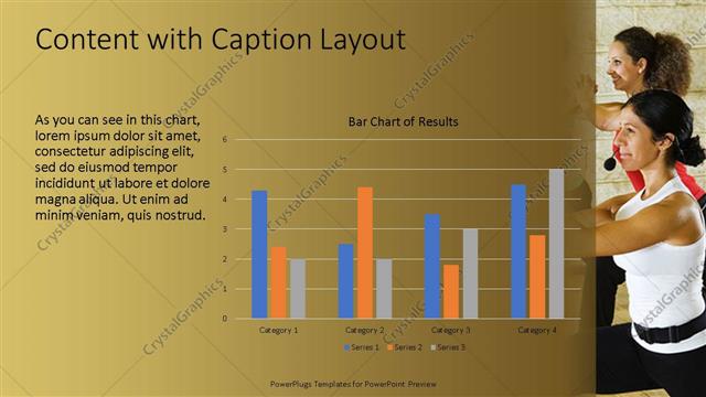 Content with Caption presentation slide layout