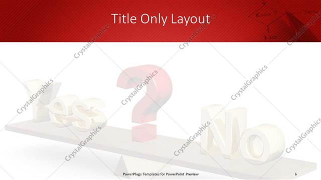 Title Only presentation slide layout