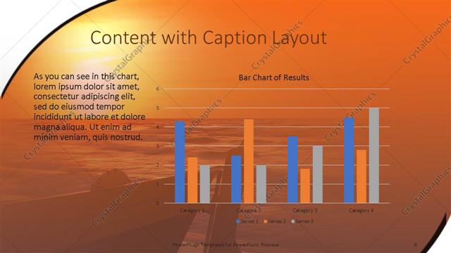 Content with Caption presentation slide layout