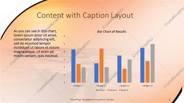 Content with Caption presentation slide layout