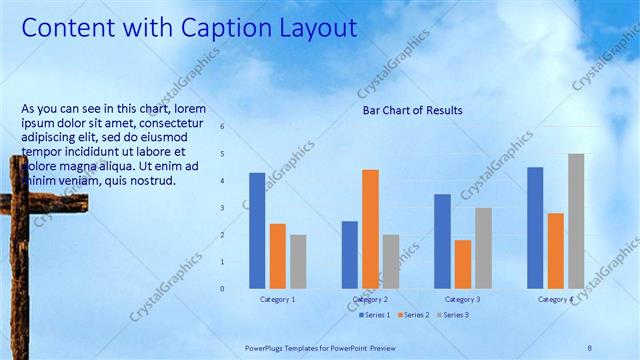Content with Caption presentation slide layout