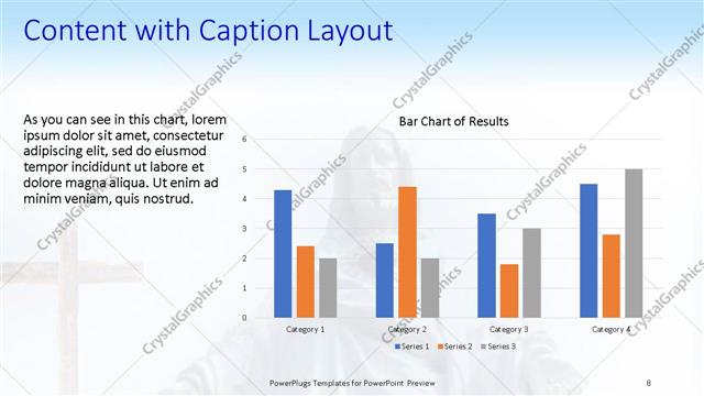 Content with Caption presentation slide layout