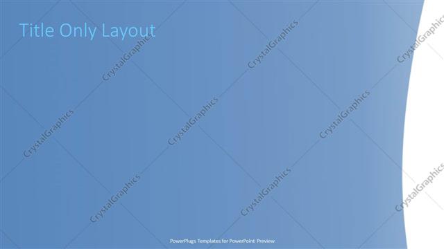 Title Only presentation slide layout