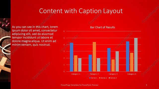 Content with Caption presentation slide layout